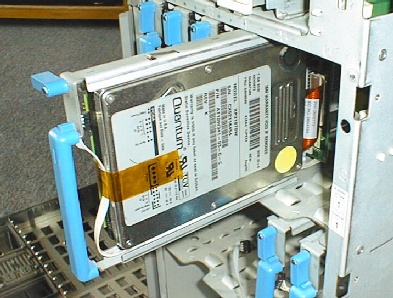 Photo of IBM PC Server 500 Hard Drive Frames