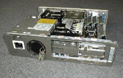 Photo of IBM PS/2 Model 55SX's back