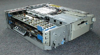 Photo of IBM PS/2 Model 56SLC2's innards