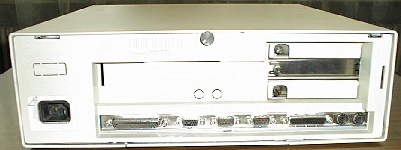 Photo of IBM PS/2 Model 56SLC3's back
