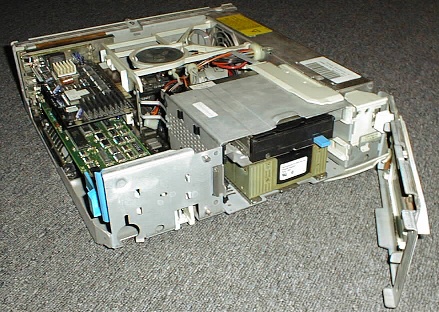 Photo of IBM PS/2 Model 56SX's innards