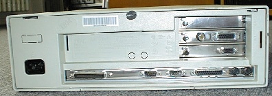 Photo of IBM PS/2 Model 76's back