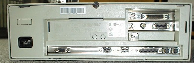 Photo of IBM PS/2 Model 76i's back