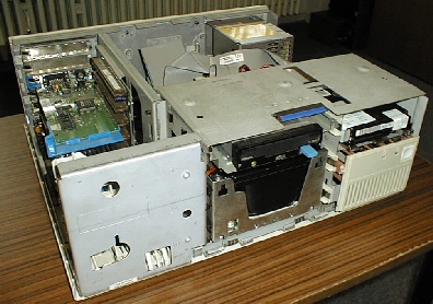 Photo of IBM PS/2 Model 77's drive bays