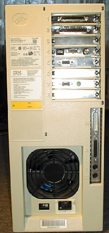 Photo of IBM PS/2 Model 95's Back Side