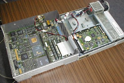 Photo of Sun SPARCstation IPX's Innards