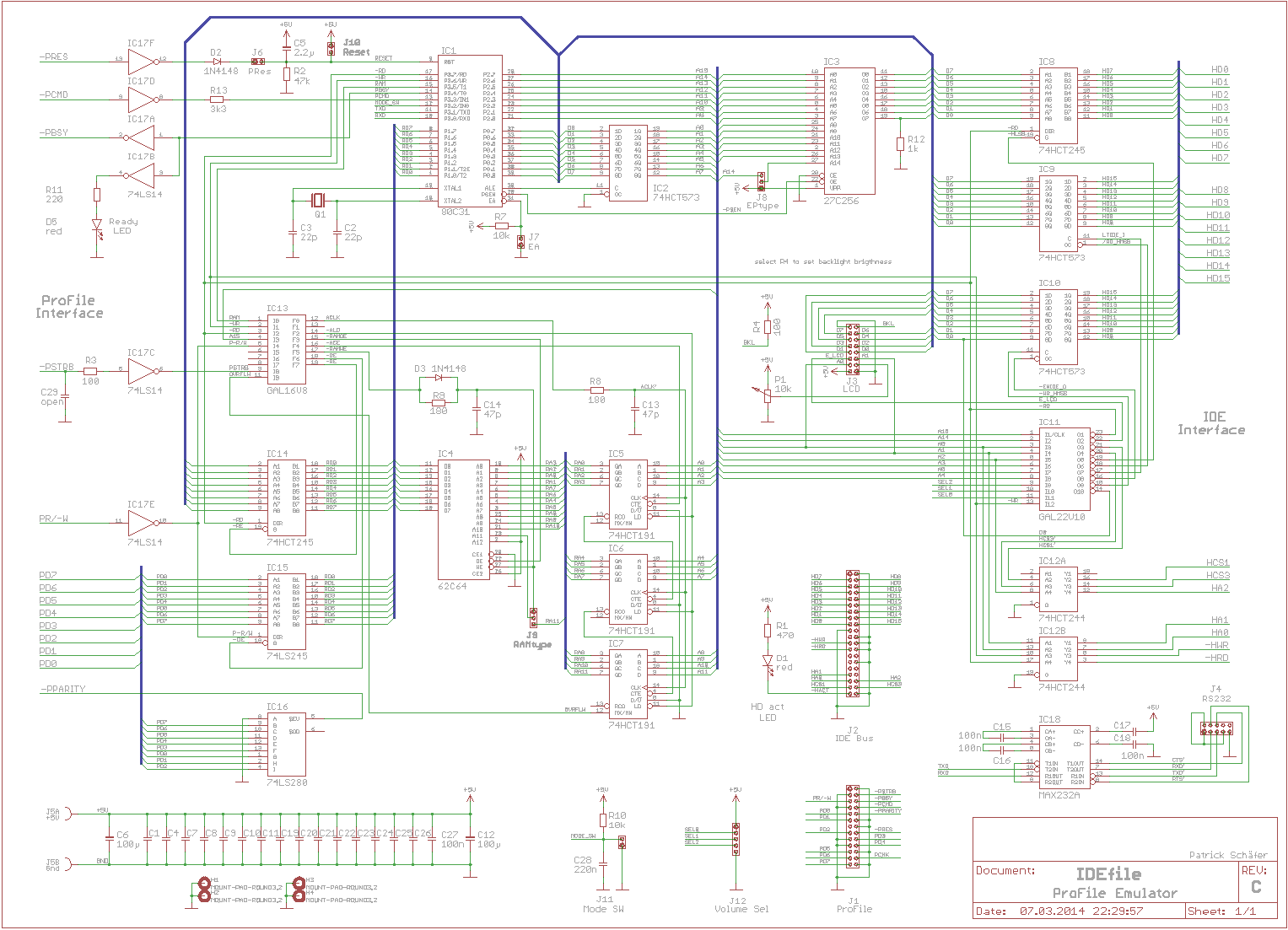 IDEfile schematic diagram